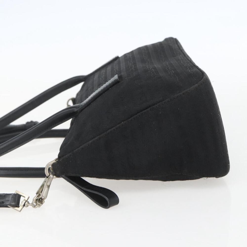 PRADA Hand Bag Nylon 2way Black Silver Auth BA9174 - Picture 3 of 16